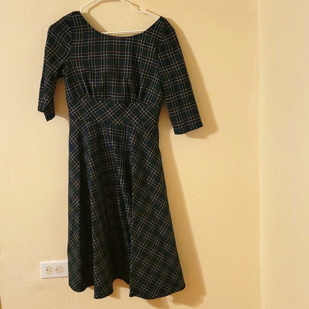 Hell bunny plaid dress